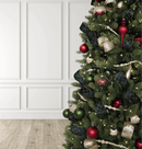 Kit de Bolas Natalinas em Vidro Vermelho e Verde (15 Peças)