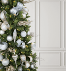 Kit de Bolas Natalinas Brancas Antiestilhaço (48 Peças)