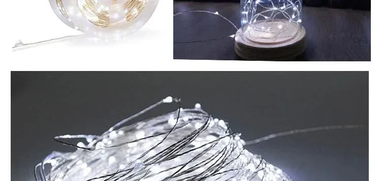 Luzes de Fadas Natalinas à Prova d'Água – Encanto e Magia