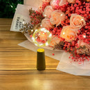 Luzes de garrafa de LED Natalina