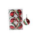 Kit 6 Peças Bolas De Natal