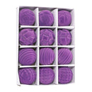 12 Bolas De Natal 6cm Bolas Plásticas De Veludo